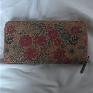 Floral Cork Wallet